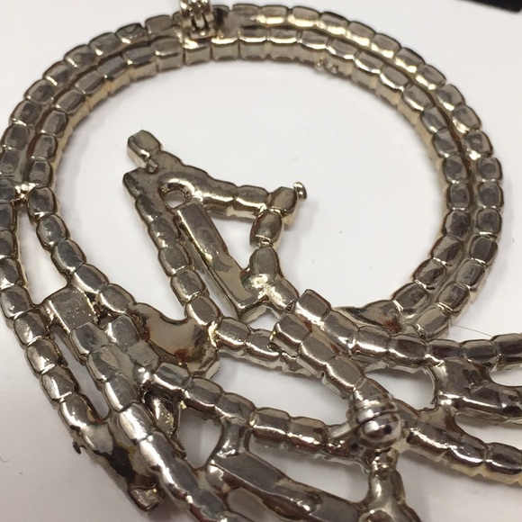 Vintage Weiss Rhinestones Crystals Brooch - Picture 6 of 10